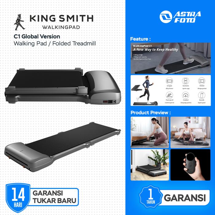 Gambar Treadmill Walkingpad Xiaomi Running Pad C1 R1 Pro R2 Pro Kingsmith - C1 Global dari Astra Foto undefined Tokopedia