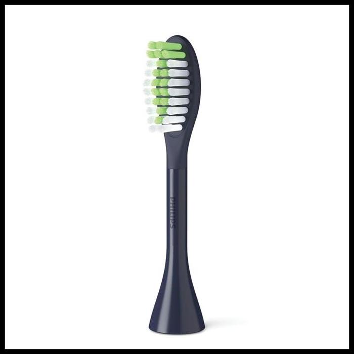 Gambar Philips One Brush Head By Sonicare, Replacement Refill, Harga Per Pc, Sikat Gigi, Pembersihan Terbaru - Midnight Blue dari KinzaCollection99 undefined Tokopedia