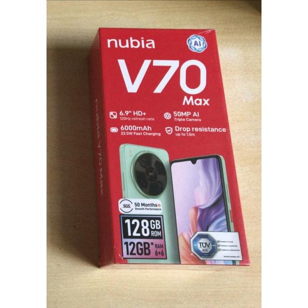 Jual nubia V70 MAX 6+6/128GB 6000 mAh Fast Charging 50MP AI
