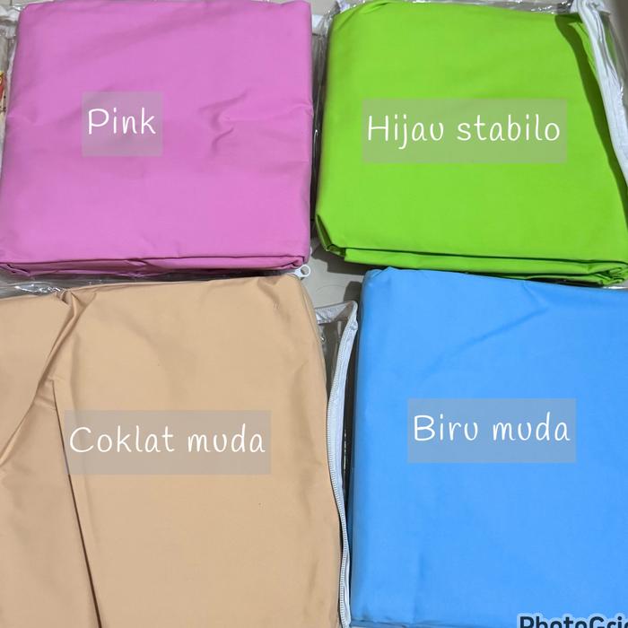 Gambar Sprei Waterproof 200 x 200 x 30 - Biru Muda dari Sports buddies undefined Tokopedia