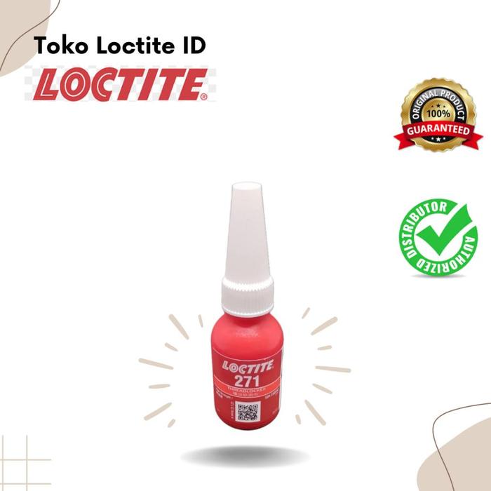 Gambar LEM BAUT PERMANEN TAHAN PANAS DAN GETARAN LOCTITE 271 THREADLOCKER HIGH STRENGTH - 10 ML dari DazzleStoree undefined Tokopedia