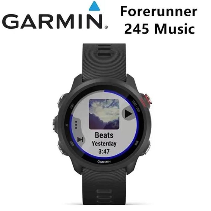 Garmin Erunner 245 Music Version Gps Intelligent Running Heart Rate Test  Marathon Tdoor Sports Watch Multilingual Version