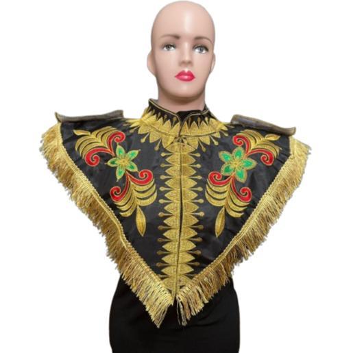 Gambar Bordir Kostum Tari Remo Baju Adat Jawa Timur - Hitam dari YONNY MART undefined 5 Tokopedia