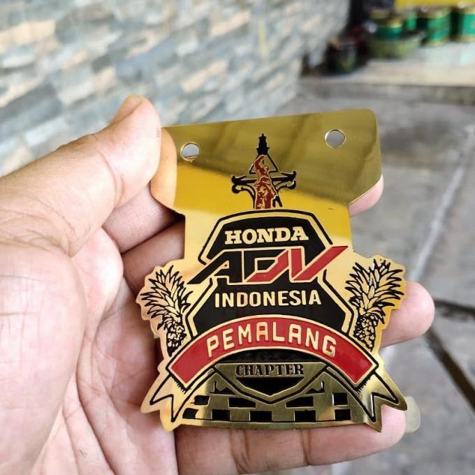 Gambar Peneng Plat | Aksesoris Motor | Aksesoris Biker | Logo Club Motor dari Dirgan&#39;tara undefined Tokopedia