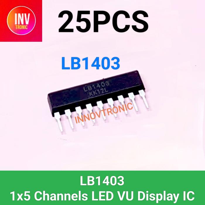 Gambar LB1403 Bar 5 Stage LED VU Display Indicator Indikator Baterai - 25PCS dari INNOVTRONIC undefined Tokopedia
