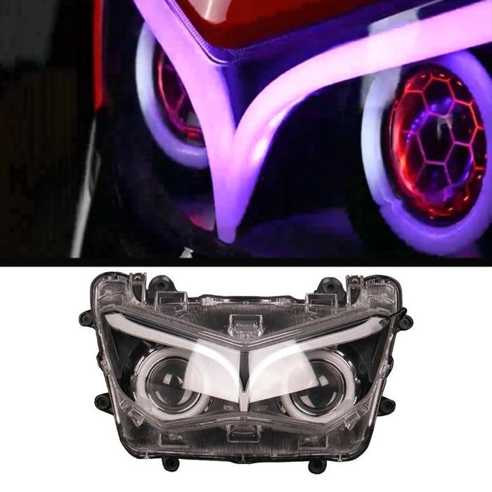 Gambar New Product Lampu Depan Hid Proyektor Nmax New Rgb Headlamp Projie Biled Hid All Nmax New 2020 - 2024 Lampu Depan Nmax New Garansi 1 Tahun - Lampu Depan HID, Nmax New dari Raja Motoor undefined Tokopedia