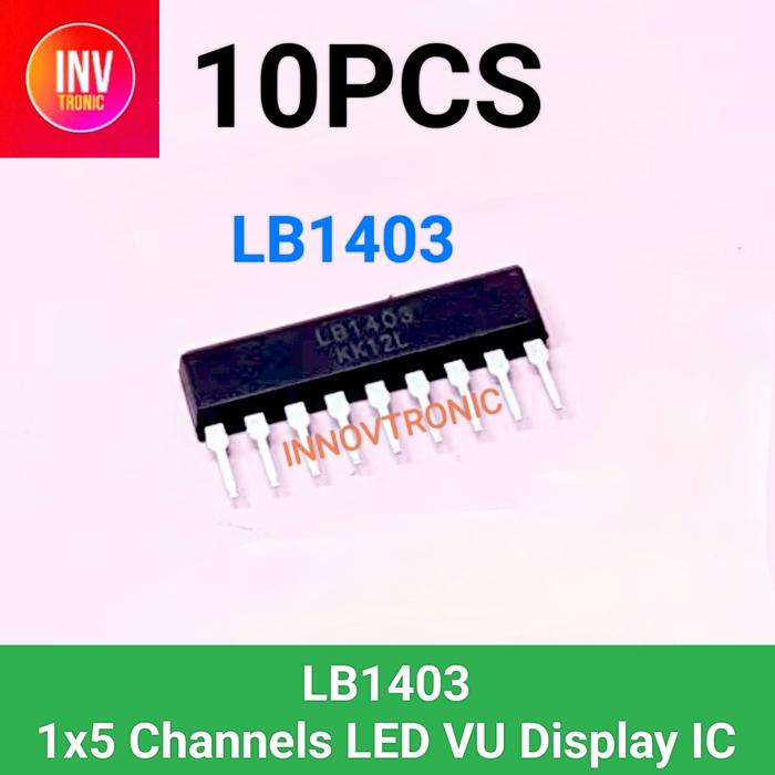 Gambar LB1403 Bar 5 Stage LED VU Display Indicator Indikator Baterai - 10PCS dari INNOVTRONIC undefined Tokopedia