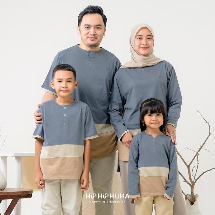 Gambar HipHipHuka - Baju Couple Keluarga Muslim Busui Friendly Koko Kurta Tunik Casual Nirwana Series - Satya, XS Anak Cowok dari Nayyara Muslim market undefined Tokopedia
