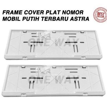 Gambar Cover Plat Nomor Mobil / Sarang Frame Dudukan No Plat Mobil 46 Cm Aksesoris Eksterior Car Exterior Accessories - Putih dari RETRA CAR undefined Tokopedia