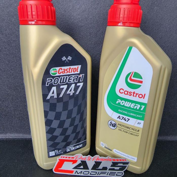 Gambar OLI SAMPING 2T CASTROL A747 ORIGINAL OLSAM 2TAK CASTROL A747 1LITER dari cals modified undefined Tokopedia