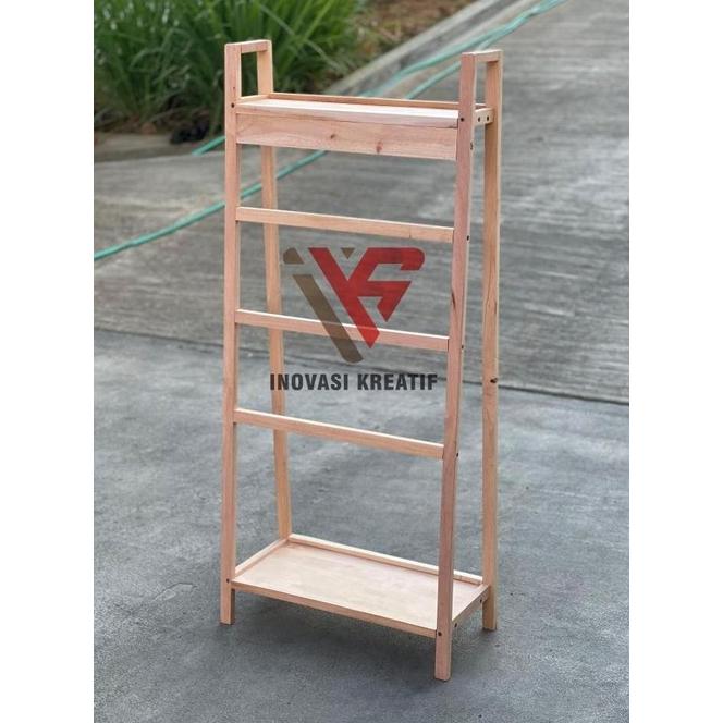 Gambar Rak Mukena Minimalis Tempat Mukena dan Sajadah Rak Peralatan Shalat - natural dari Nayyara Muslim market undefined Tokopedia