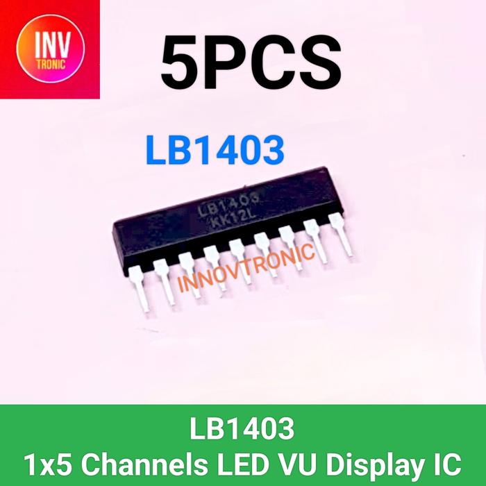 Gambar LB1403 Bar 5 Stage LED VU Display Indicator Indikator Baterai - 5PCS dari INNOVTRONIC undefined Tokopedia