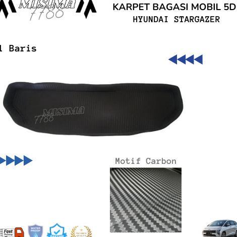 Gambar Stok Terbatas Karpet Mobil 5D/ Car Mats Stargazer Caption Seat Motif Karbon - Bagasi Carbon, 7P dari HomeEss undefined Tokopedia