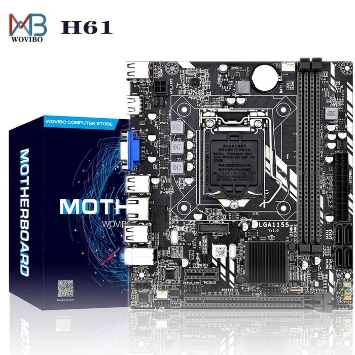 Jual Placa mae H61 Micro Motherboard LGA 1155 Socket DDR3 Memory