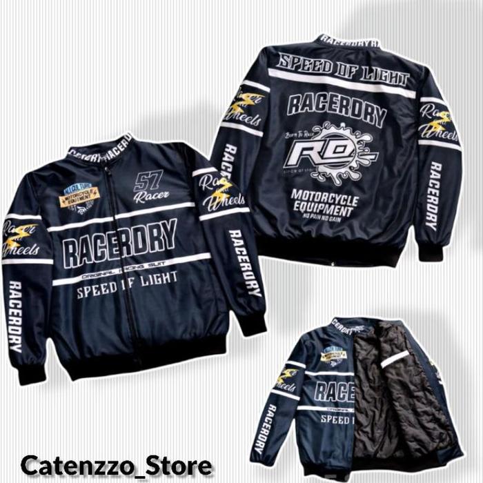 Gambar JAKET YAMAHA - JAKET HONDA - JAKET MOTOR - JAKET NASCAR PRIA PREMIUM - NASCAR RACING - JACKET RACING - NASCAR JACKET VINTAGE - VARSITY JACKET - nascar hitam, L dari berkahabadi775 undefined Tokopedia