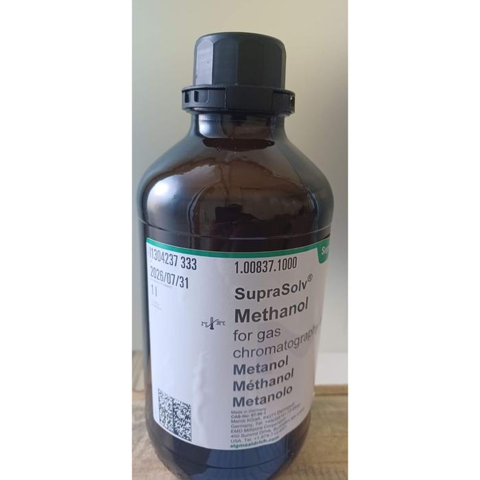 Gambar Methanol 99% (GC), suitable for GC/MS, SupraSolv - Merck 1.00837 - 1 l dari BertigaLab Store undefined Tokopedia