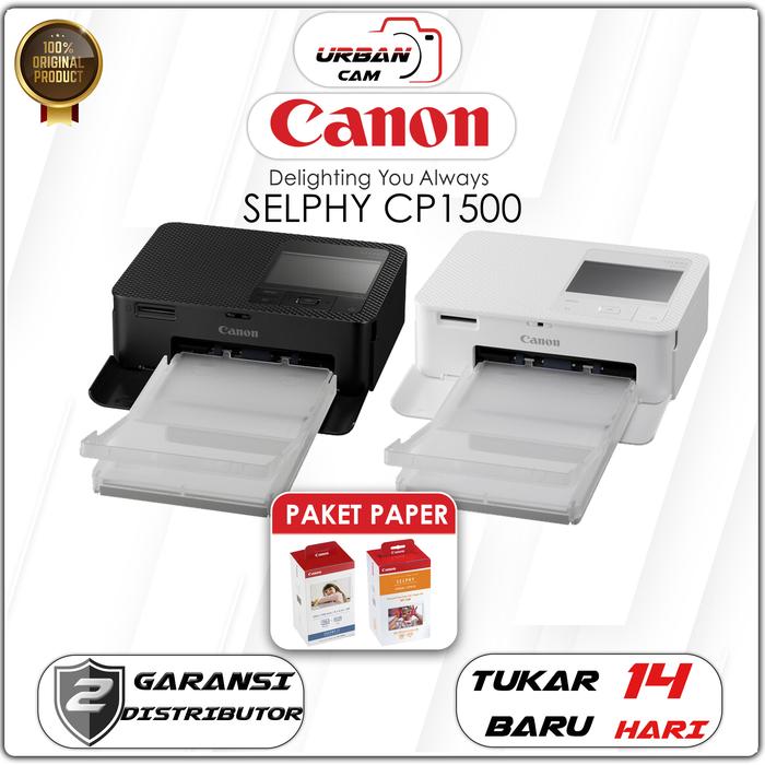 Gambar Canon SELPHY CP1500 Compact Photo Printer / Canon CP1500 Photo Printer / CANON SELPHY CP 1500 - DISTRIBUTOR, STANDARD BOX dari UrbanCam undefined Tokopedia
