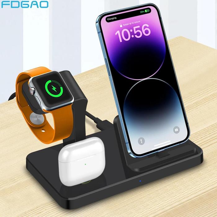 Jual in Wireless Charger Stand For iPhone 14 13 12 Pro Max 11