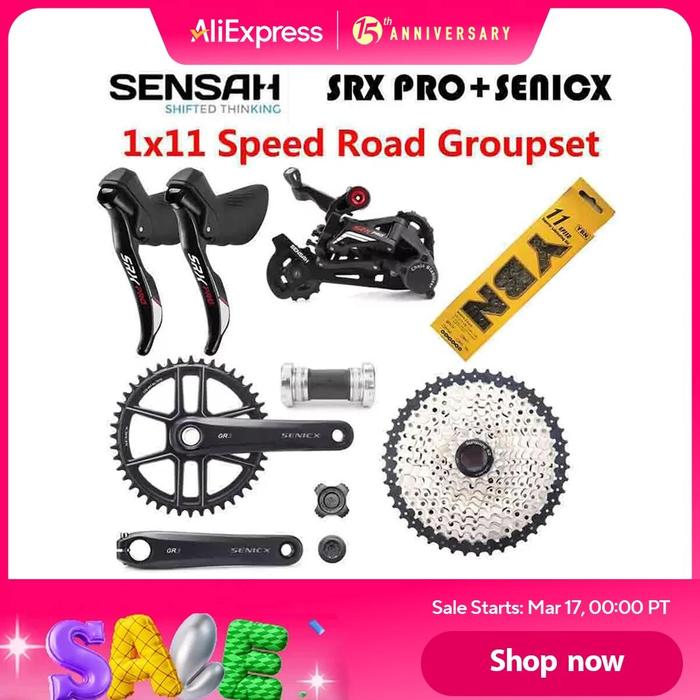 Road Bike Sensah Groupsets Jual Sensah Srx Pro 1X11 Speed Road