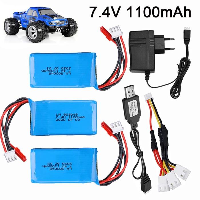 Jual 1100Mah LiPo Battery Wltoys A949 A959 A969 A979 V912