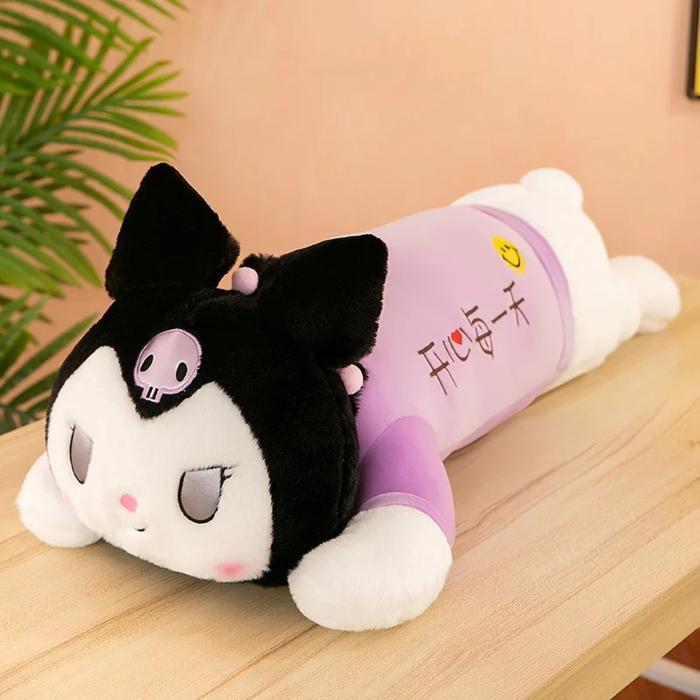 Gambar NEW PRODUCT BONEKA GULING KUROMI LYING LONG 60CM PLUSH TOYS CHSHION KAWAII MELODY KUROMI CINNAMOROLL STUFFED DOLL ENDANG F - GULING KUROMI dari endang f undefined Tokopedia