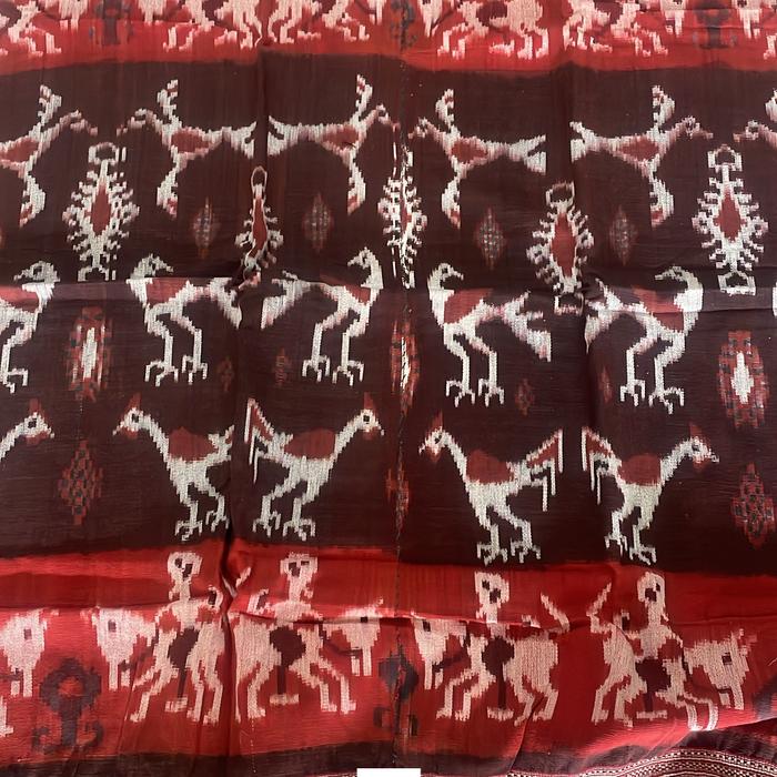Gambar kain tenun sumba dari Rumah Tenun Ntt undefined Tokopedia