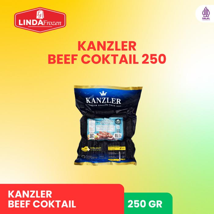 Gambar Kanzler Beef Cocktail Sosis Premium - 250Gram dari lindafrozenmart undefined Tokopedia