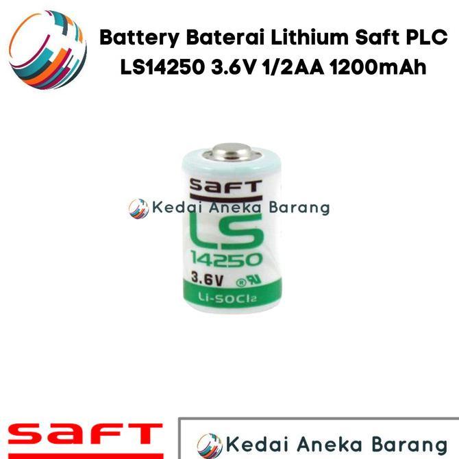 Gambar Baru Update Battery Baterai Lithium Saft Plc Ls14250 3.6V 1/2 Aa 1/2Aa dari pernak-pernikindah undefined Tokopedia