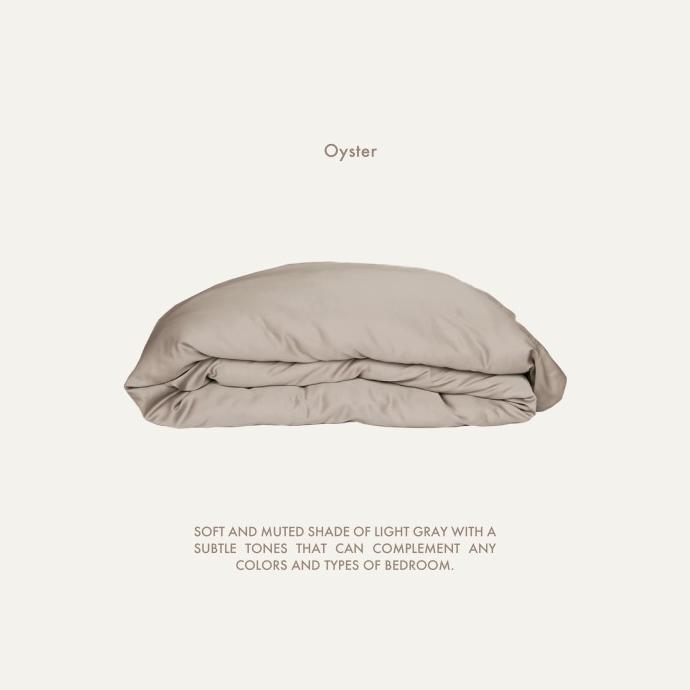 Gambar Nou - Tencel Duvet / Quilt Cover (Sarung Duvet) - Oyster, Extra King dari Farmoraa undefined Tokopedia