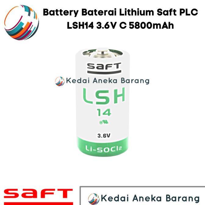 Gambar Baru Update Battery Baterai Lithium Saft Plc Lsh14 3.6V C 5800Mah 5.8Ah dari pernak-pernikindah undefined Tokopedia