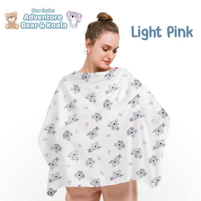 Gambar Obayito Nursing Apron Selapis Katun Sating Jepang Terbaik - BK-Light Pink dari Obayito Group undefined Tokopedia