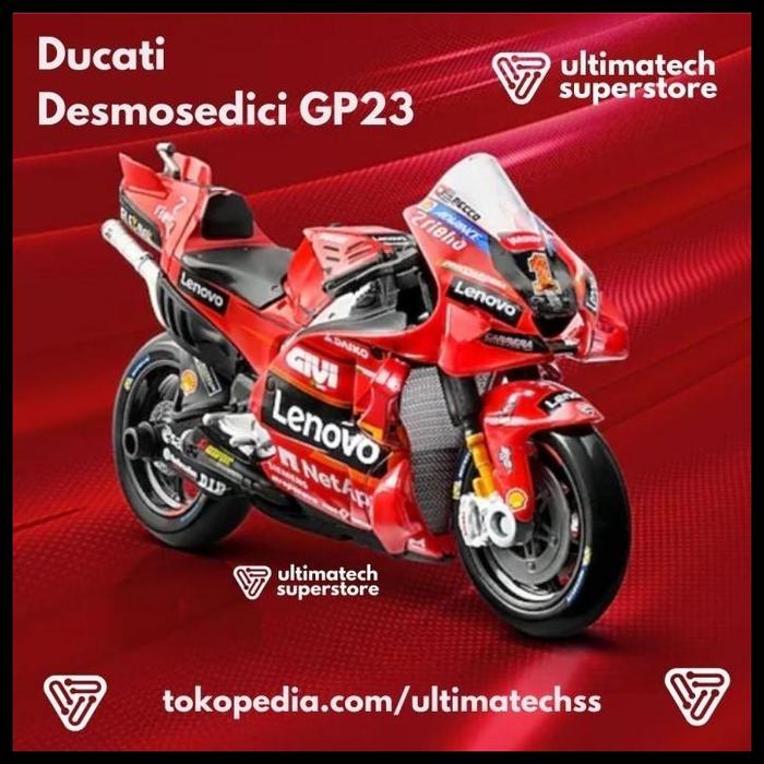 Gambar Ready Shell Ducati Desmosedici Gp23 Moto Gp Diecast Motor Maisto Scale 1:18 Best Seller - Extra Bubble dari ZAGY ZAG undefined Tokopedia