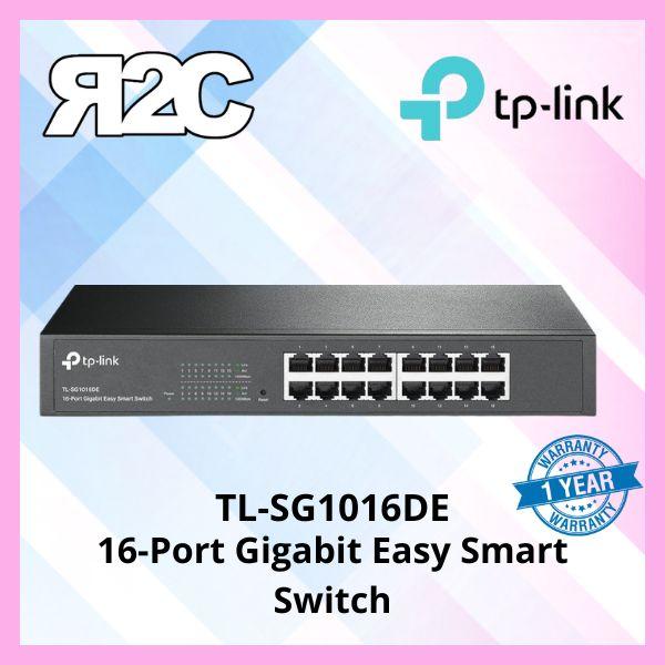 Gambar TPLINK TL-SG1016DE Switch 16 Port Gigabit Easy Smart Managed dari READY 2 CONNECT undefined Tokopedia