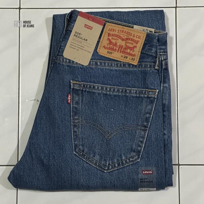 Gambar Celana Jeans Pria 505 Original Reguler Fit Stonewash 505-4891 IDN - 33 dari alifiandraprdp undefined Tokopedia