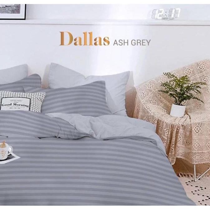 Gambar just kain sprei bahan embos tensel sutra premium motif garis meteran - ASHGREY/ABUTUA dari Alaqua Outlet Ind undefined Tokopedia