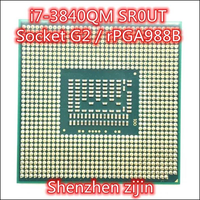 Jual i7-3840QM i7 3840QM SR0UT GHz Quad-Core Eight-Thread CPU