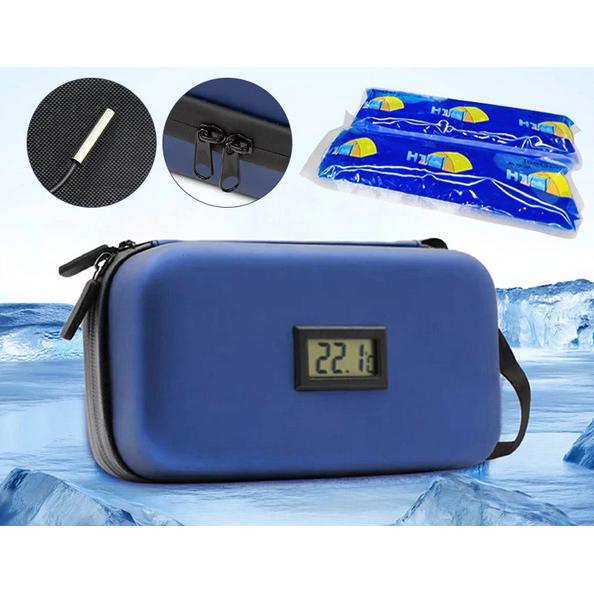 Gambar Tas Insulin Cooler Bag Portable Tempat Insulin/Tas Penyimpanan Insulin Portabel/Tas Pendingin Portable/Insulin Cooler Travel Case/ dari ADTYA Plus undefined Tokopedia