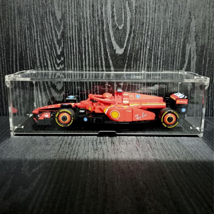 Gambar Akrilik DIY - Display Case for LEGO Speed Champions 77242 Ferrari SF-24 F1 Race Car - Model 1, Polos dari AkrilikDIY undefined Tokopedia