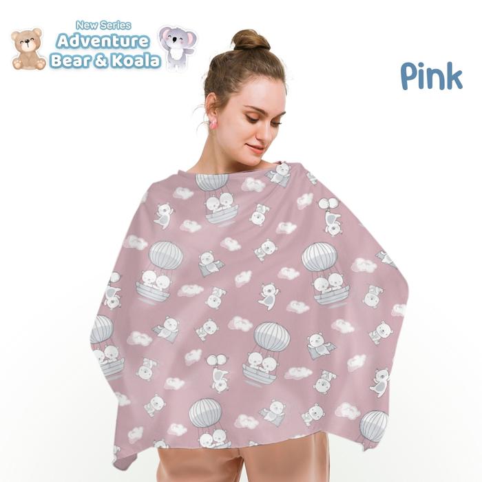 Gambar Obayito Nursing Apron Selapis Katun Sating Jepang Terbaik - BK-Pink dari Obayito Group undefined Tokopedia