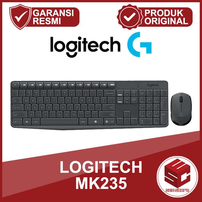 Logitech Mk235 Wireless Keyboard Dan Mouse