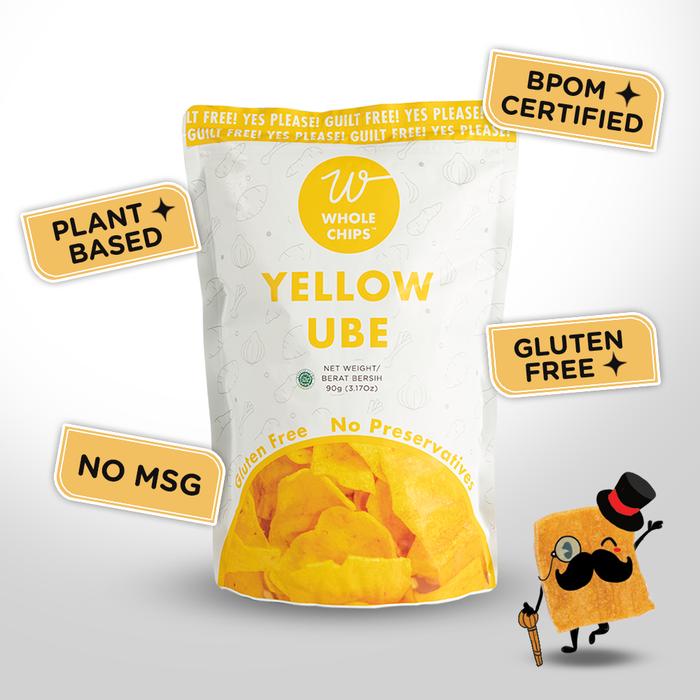 Gambar WHOLE CHIPS Keripik Ubi dan Keripik Singkong | Spesial Tiket Undian iPhone 13 - Cemilan Sehat No MSG - Yellow Ube dari Whole Chips undefined Tokopedia