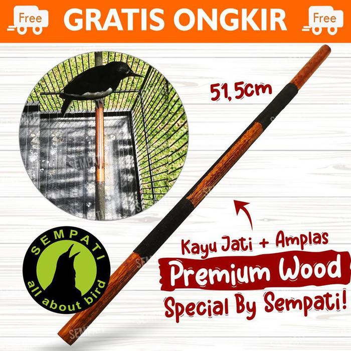 Gambar SEMPATI TANGKRINGAN SANGKAR BURUNG KACER POKSAY KENARI KAYU JATI EBOD JAYA dari Tyas Yas Yas undefined Tokopedia