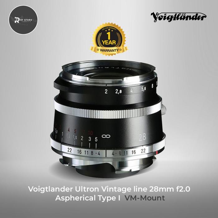 Jual Voigtlander Lens 28mm VM I Ultron Vintage Line for Leica