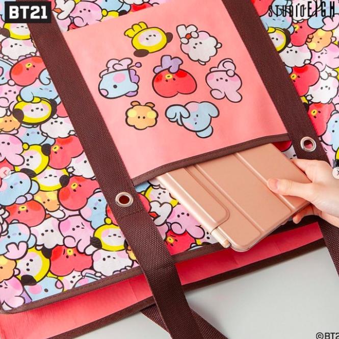 Jual BT21 MININI TOTE BAG BIG SIZE OFFICIAL FROM LINE FRIENDS X STUDIO ...