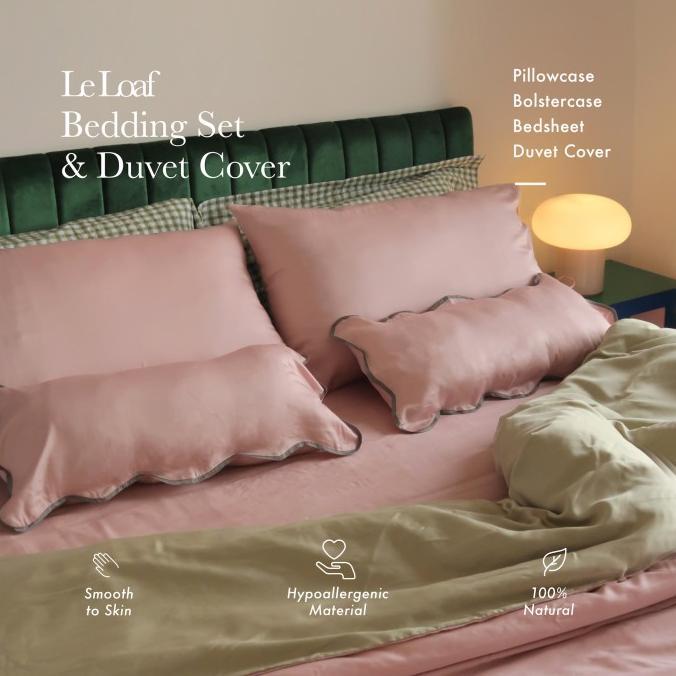 Gambar Nou - Le Loaf Bedding Set / Bed Cover / Duvet Cover sprei tencel - Set+Duvet Cover, Single dari Farmoraa undefined Tokopedia