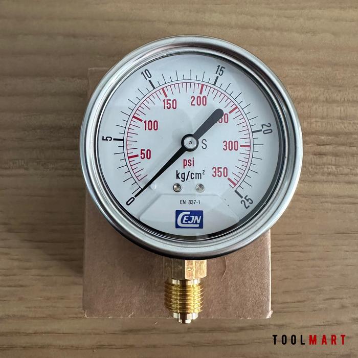 Gambar Pressure Gauge 2.5 Inch Cejn 10 25 60 100 250 400 600 1500 Bar Kg/Cm Kg/Cm2/Psi mmHg - 25 Kg/Cm/Psi dari Tool Mart ID undefined Tokopedia