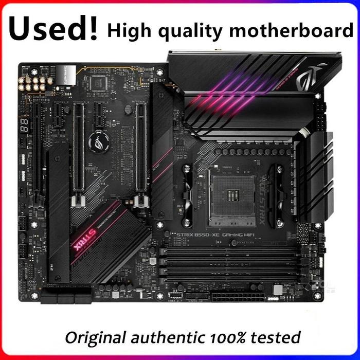 For B550 Socket Desktop Am4 Amd Used For Asus Rog Strix B550-xe Gaming Wifi  Motherboard Original Pci-e 40 M2 Mainboard
