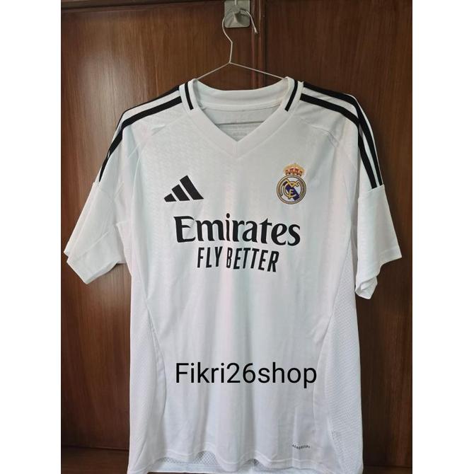 Gambar JERSEY BOLA ADIDAS REAL MADRID 24/25 HOME ORIGINAL - XL dari Historyjersey04 undefined Tokopedia