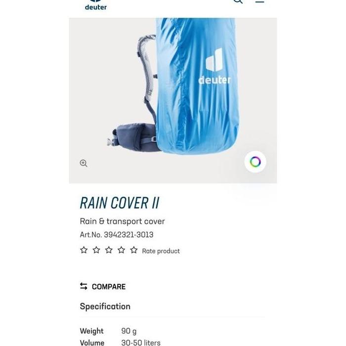 Gambar Deuter Rain Cover Bag Raincover Original Sarung Pelindung Tas Carrier Gunung Terbaru Terlaris Terbaik - RAINCOVER 2 dari MottaSoul undefined Tokopedia
