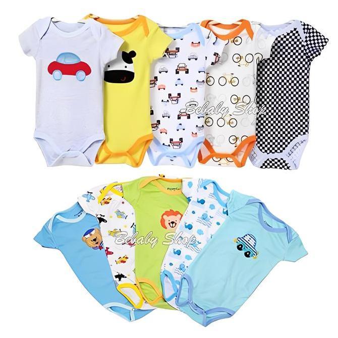Jual BEB 5in1 Jumper Bayi Bodysuit Lengan Pendek Carter Love - Main Image